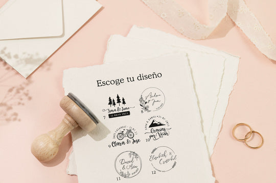 diseño de sellos para bodas